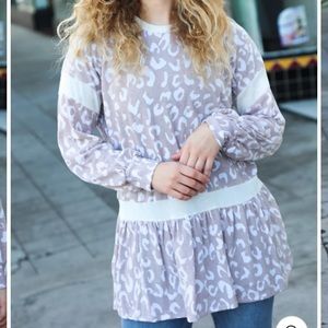 Taupe Animal Tunic🐆🐆🐆
